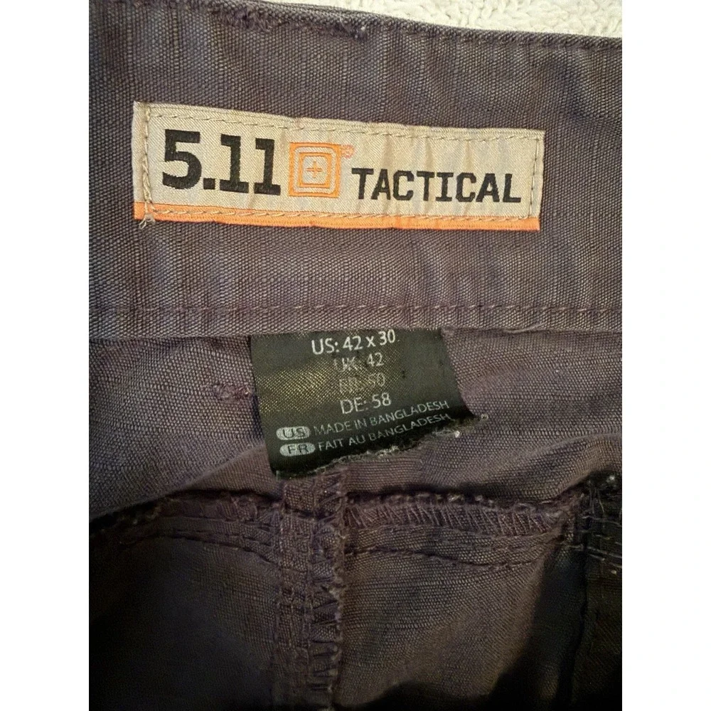 5.11 Tactical Gray WORK‎ PANTS RIPSTOP MEN 42 X 30 EXCELLENT